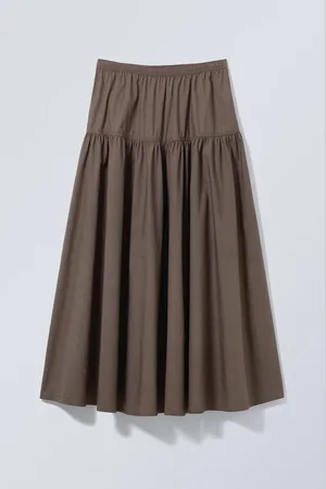 Weekday Maxi Cotton Skirt