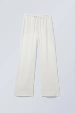 Weekday Relaxed Linen Blend Trousers