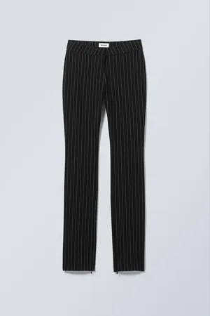 Weekday Mid Rise Split Hem Suiting Trousers