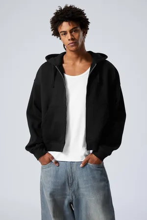 Weekday Boxy Midweight Zip Hoodie