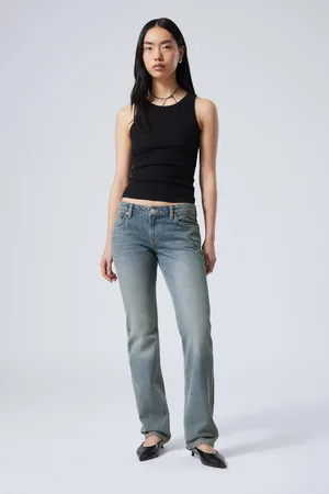 Weekday Nail Low Rise Slim Straight Leg Jeans