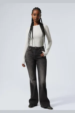 Weekday Glow Curve High Waisted Regular Flared Leg Jeans