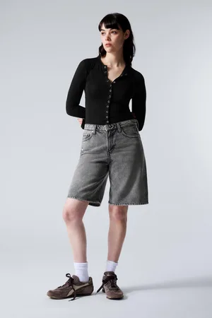 Weekday Monterey Low Rise Denim Shorts