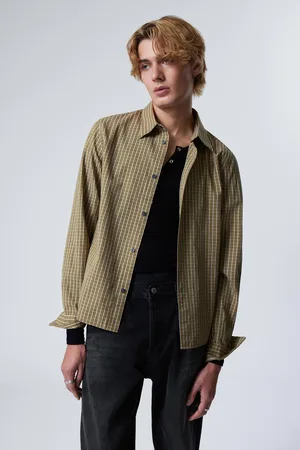 Weekday Regular Fit Checked Cotton Shirt