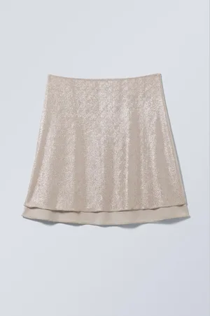 Weekday Double-layered Knee-length Skirt