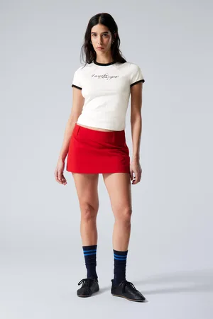 Weekday Low Waist Mini Skirt