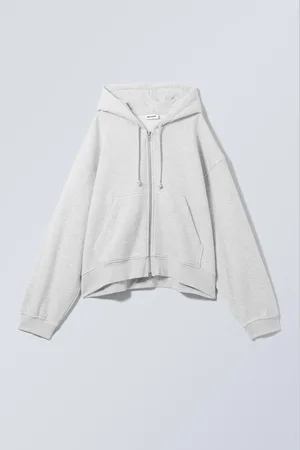 Weekday Essence Boxy Zip Hoodie