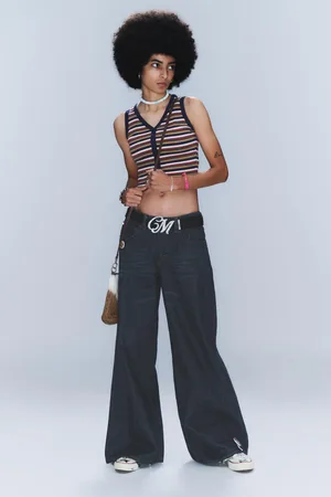 Cheap Monday Poser Regular Waist Loose Wide Jeans