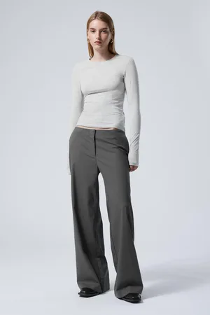 Weekday Cut-Off Waistband Suiting Trousers