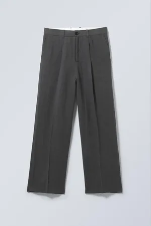Weekday Uno Loose Linen Suit Trouser