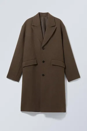 Weekday Single Breasted Wool-blend Coat