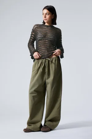Weekday Loose Fit Washed Ripstop Trousers