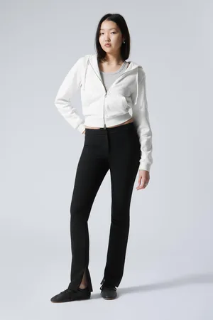 Weekday Mid Rise Split Hem Suiting Trousers