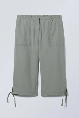 Weekday Lightweight Nylon Capri Trousers