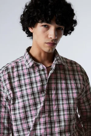 Weekday Relaxed Checked Long-Sleeved Shirt