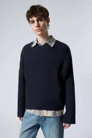 Weekday Loose Ribbed Cotton Sweater