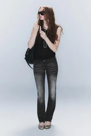 Cheap Monday Sleezie Low Waist Skinny Straight Jeans