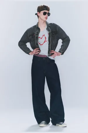 Cheap Monday Looser Regular Waist Loose Straight Jeans