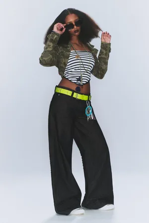 Cheap Monday Poser Regular Waist Loose Wide Jeans