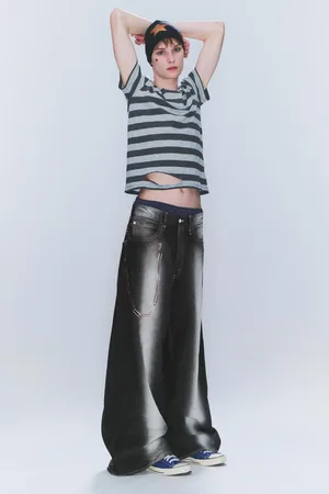 Cheap Monday Rad Super Regular Waist Loose Wide Jeans