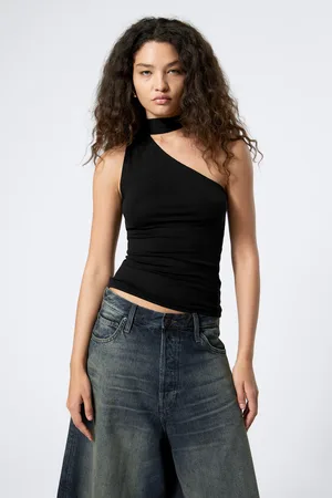 Weekday Lyocell One-shoulder Tie Top