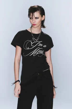 Cheap Monday CM x LB Fitted Short-Sleeved Unisex T-shirt