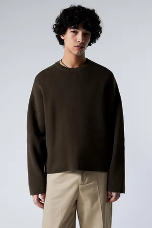 Weekday Boxy Knitted Cotton Sweater