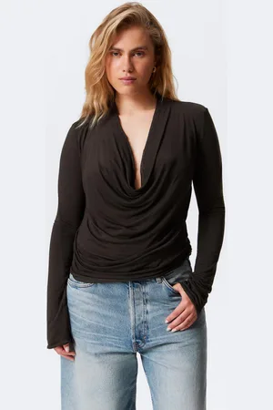 Weekday Draped Long-Sleeved Top