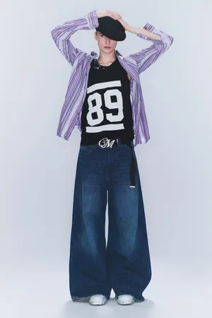 Cheap Monday Rad Super Regular Waist Loose Wide Jeans