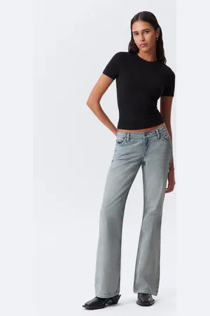 Weekday Nova Low Rise Slim Bootcut Leg Jeans