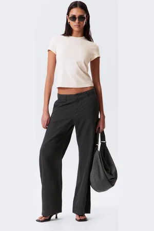 Weekday Loose Carpenter Linen Blend Trousers
