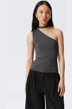 Weekday Lyocell One-shoulder Tie Top