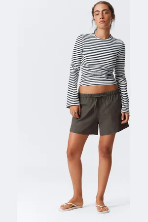 Weekday Wide Washed Pull-on Shorts