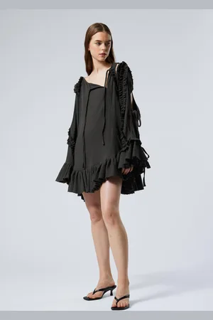 Weekday Long Ruffled Cut-Out Tunic