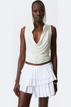 Weekday Draped Hooded Sleeveless Lyocell Top