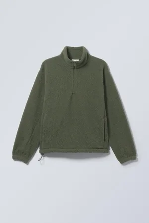 Weekday Half-Zip Fleece Sweatshirt