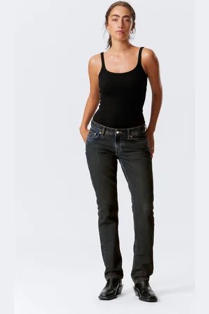 Weekday Nail Low Rise Slim Straight Leg Jeans