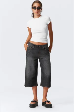 Weekday Ample Low Loose Denim Shorts