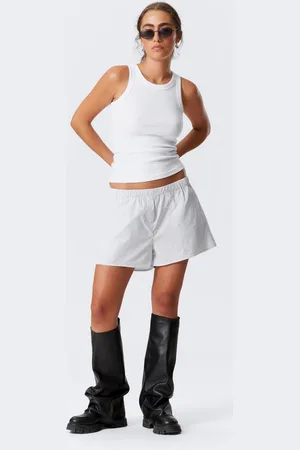 Weekday Relaxed Boxer Cotton Shorts