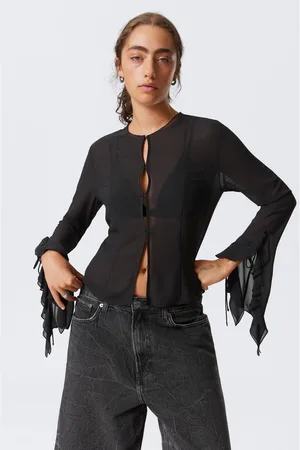 Weekday Frilled Long-Sleeved Blouse