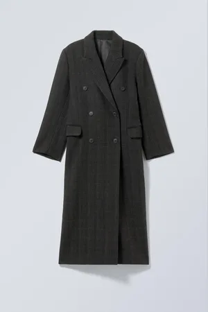 Weekday Oversized Double-Breasted Wool-Blend Coat