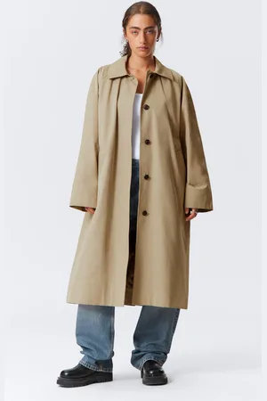 Weekday Single-Breasted Oversized Car Coat