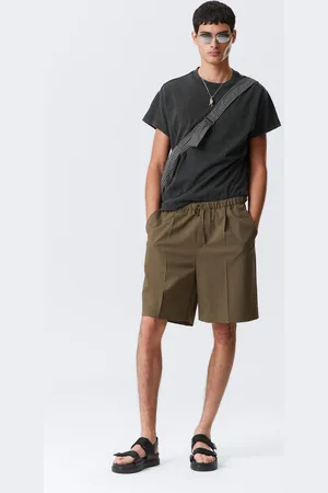 Weekday Loose-Fit Twill Drawstring Suiting Shorts