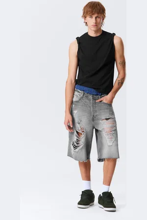 Weekday Astro Denim Loose Baggy Shorts