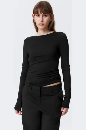 Weekday Open Back Long-Sleeved Top