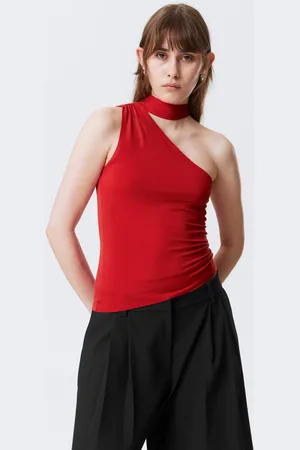 Weekday Lyocell One-shoulder Tie Top