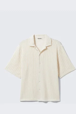 Weekday Textured Short-Sleeved Resort Shirt