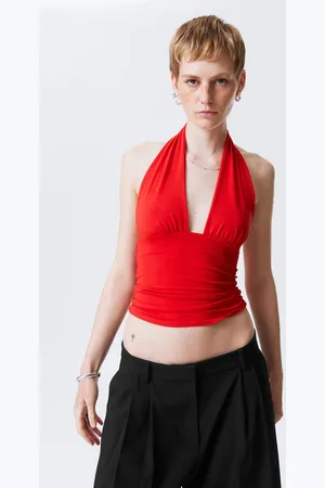 Weekday Deep Halterneck Top