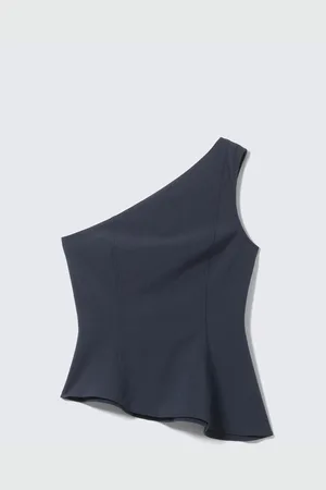 Weekday Asymmetric One-Shoulder Fitted Top