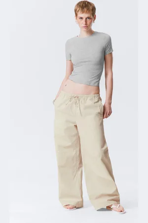 Weekday Loose Fit Washed Ripstop Trousers